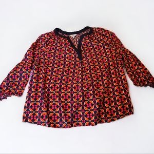 3/4 sleeve crown&ivy top